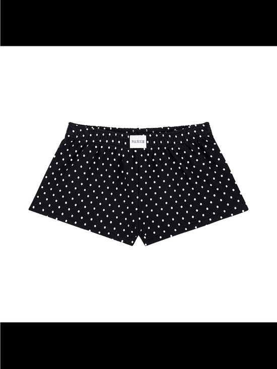 Parke Pants - Parke Polka Dot Black SweatShorts in size Large